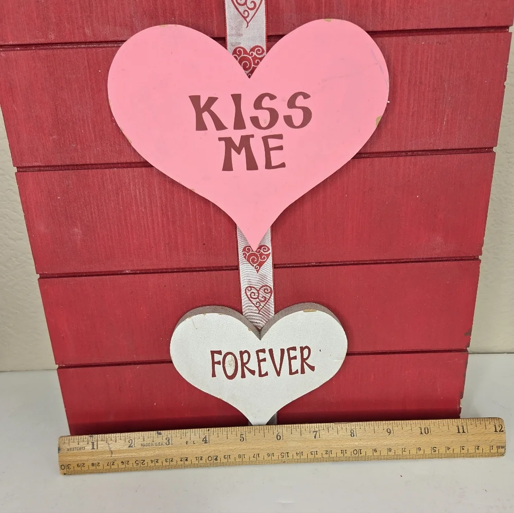 Valentine's Day Heart Wooden Handmade Wall Decor Porch Decor